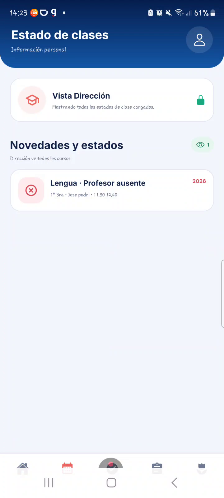 Estado de clases