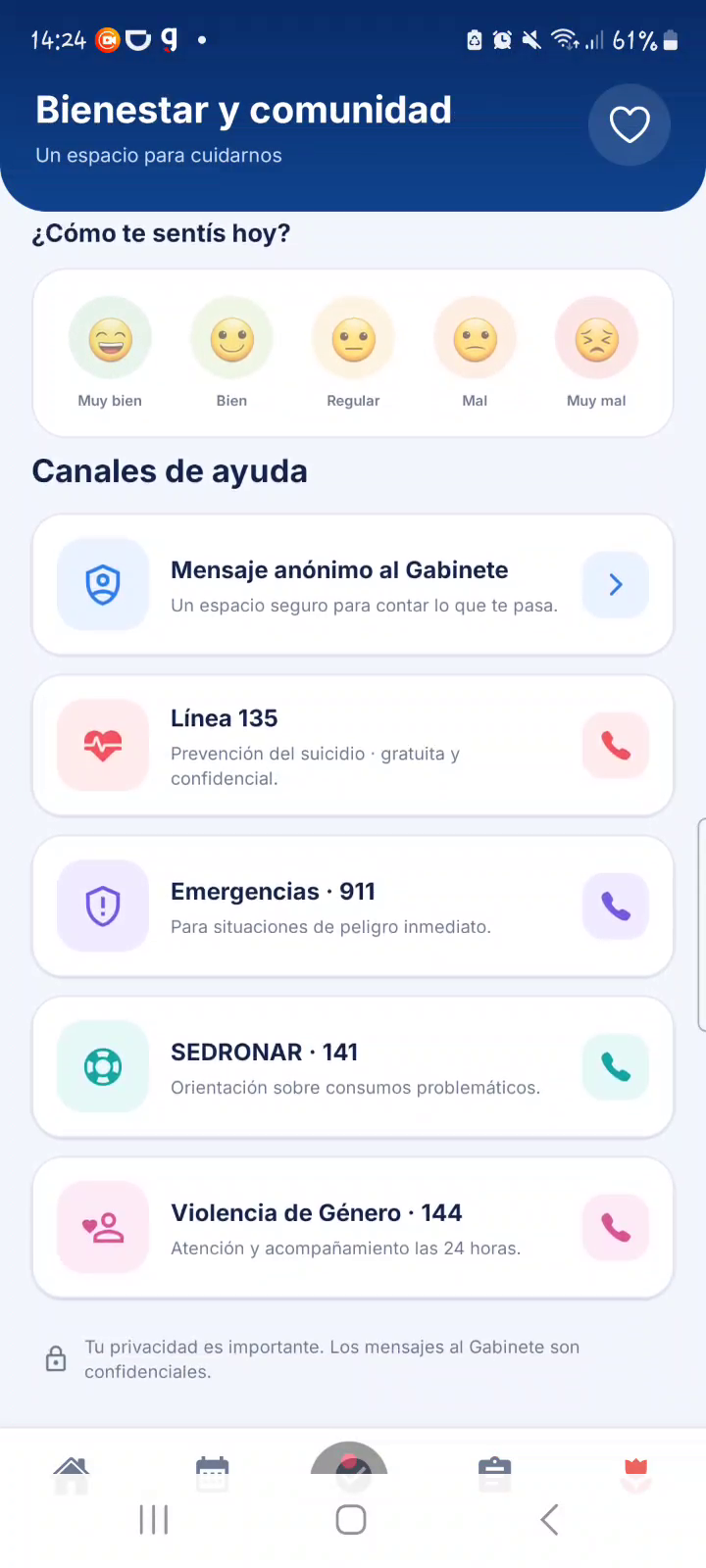 Bienestar y comunidad