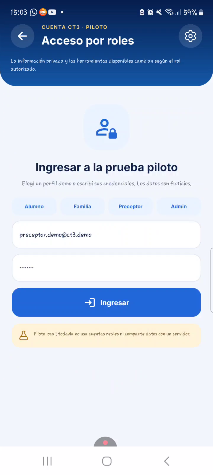 Acceso por roles